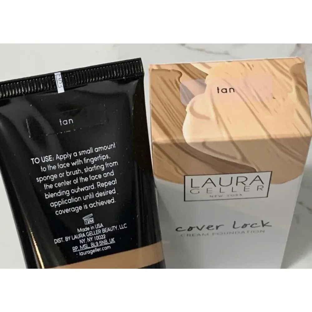 Laura Geller Cover Lock Foundation Full Coverage Cream 1 fl oz NIB